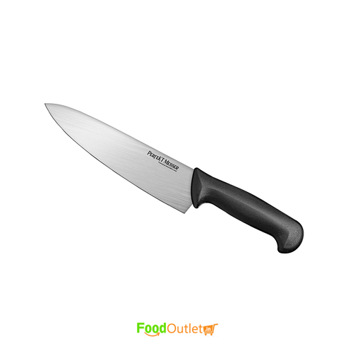 PERFEKT MESSER Chef Knife 8" German Design with Japanese Super Steel Blade witdh 2"inch for Professional use(Black)