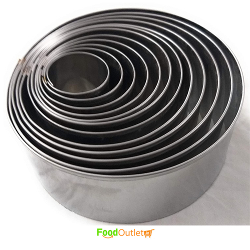 Cookie Cutter - Commercial Round (Set of 12 Cutters)