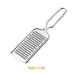 Stainless Steel Cheese/Ginger/Garlic/Nutmeg & Chocolate Grater Pack of 1 Silver