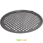 Non Stick Pizza Crisper Tray for Oven, Grey