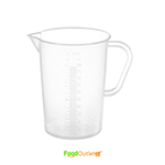 1000ml Plastic Transparent Measuring Mug for Kitchen Cooking Jug Baking & Measuring Solids and Liquids (Pack of 1)