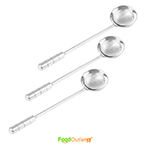 Stainless Steel Commercial Grade Ladle/Karchi/Serving Spoon 20' inch (Pack of 3)