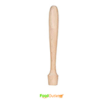 12in Wooden Muddler Bar Tool, 12 - Inch Hardwood Mojito Muddler Curve Model,